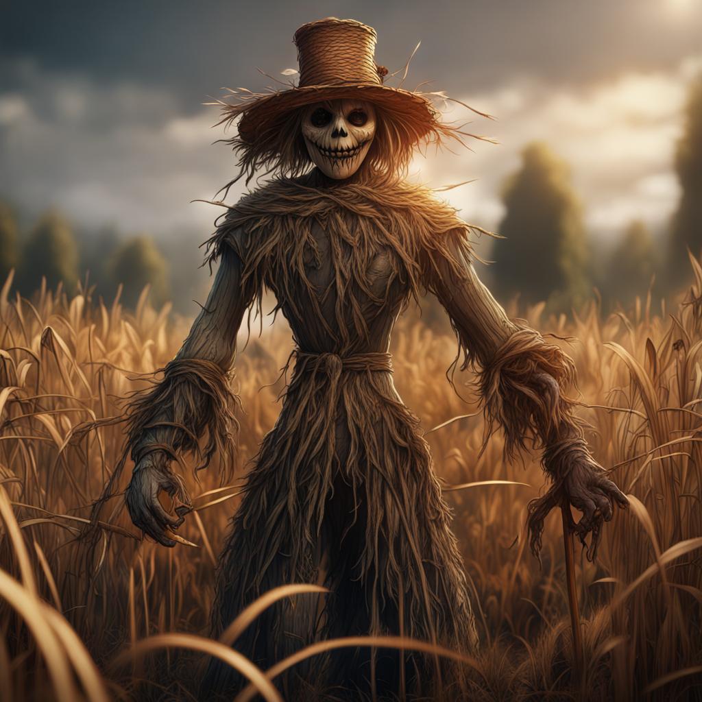 straw scarecrow